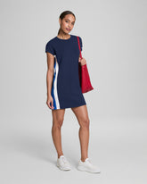 SPANX AirEssentials® Colorblock Mini T-Shirt Dress